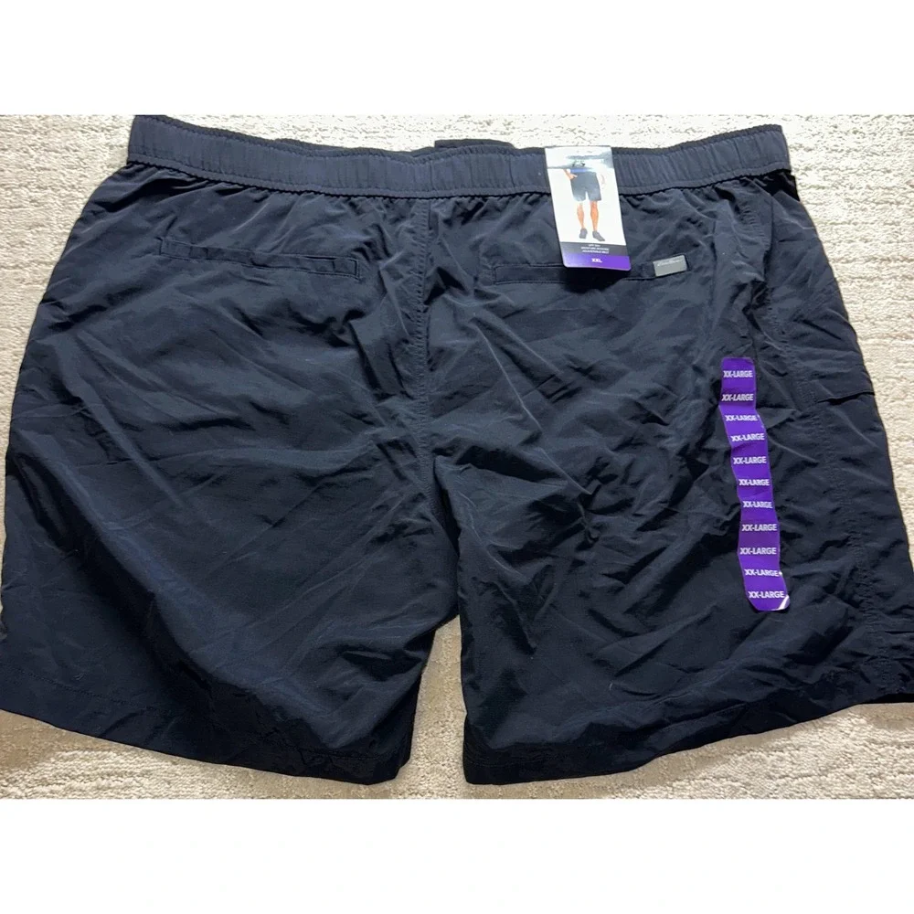 Eddie Bauer Horizon Guide Shorts Mens XXL Black New Hiking‎ Outdoor